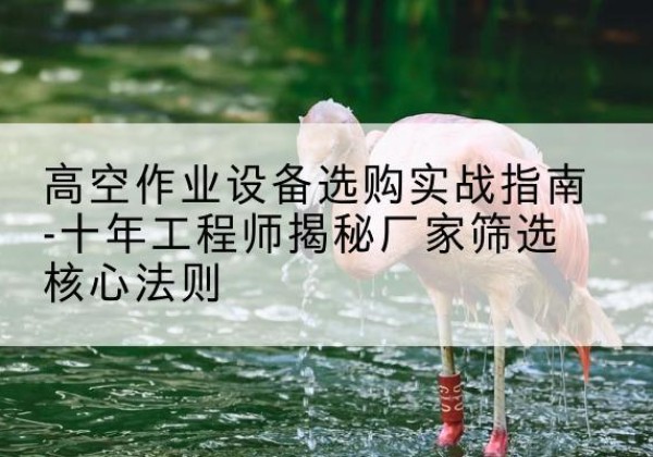 建平剪叉式升降机厂家-高空作业设备选购实战指南-十年工程师揭秘厂家筛选核心法则
